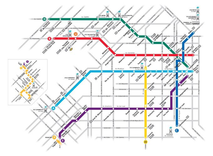 Los subtes funcionan con normalidad