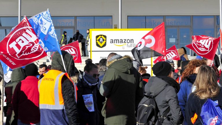 España: Amazon enfrenta masiva huelga de trabajadores