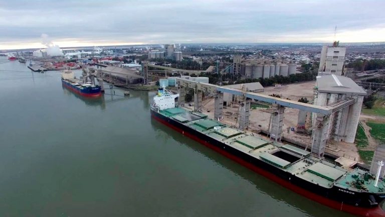 Puerto de Bahía Blanca: se descargaron 206.265 toneladas de granos