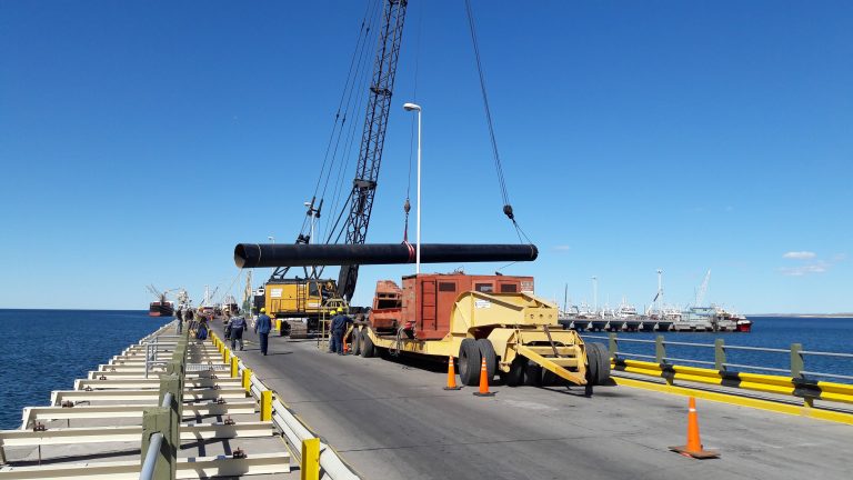 Puerto Madryn: Avanzan las obras para mejorar los muelles Storni y Piedra Buena