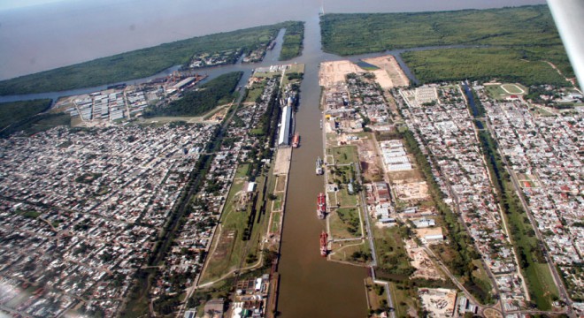 Las obras en el puerto de La Plata, en pleno crecimiento