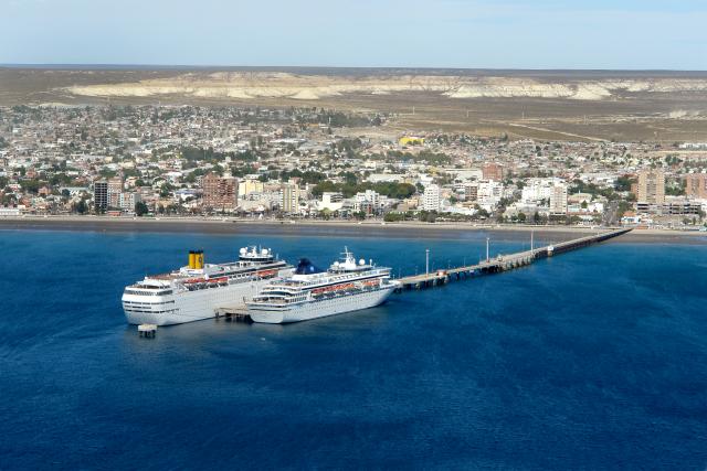 Llegaron dos cruceros a Puerto Madryn