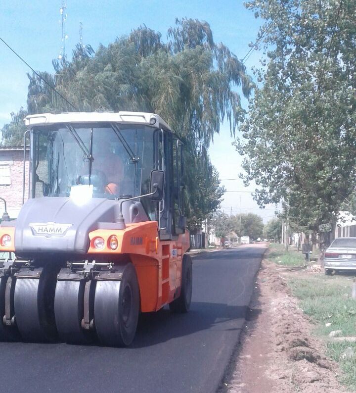 Moreno: Concluyeron las obras viales en Cuartel V