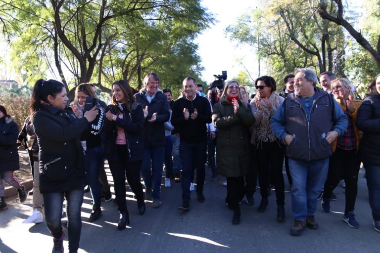 Moreno: Quedó inaugurada la calle Padre Fahy