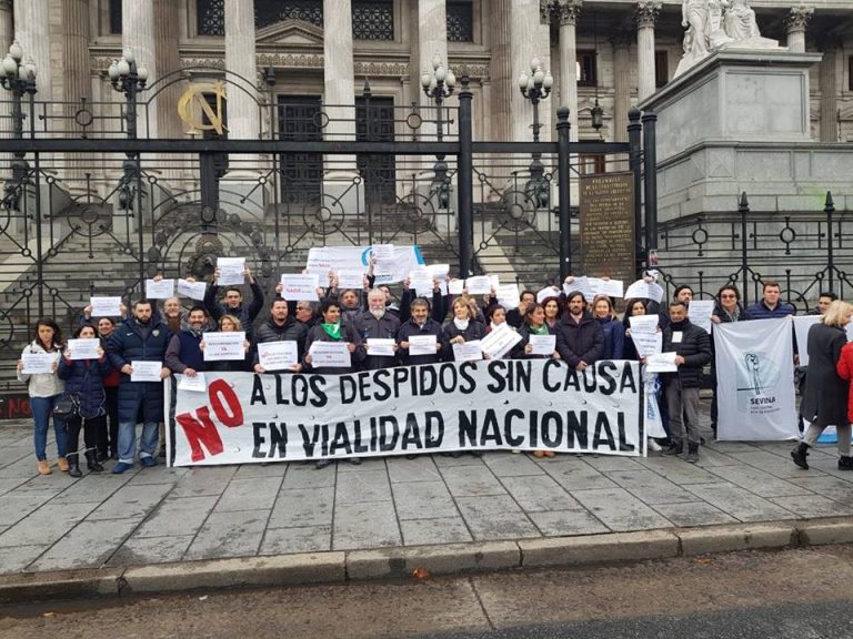 Diputados piden la reincorporación de despedidos en Vialidad Nacional