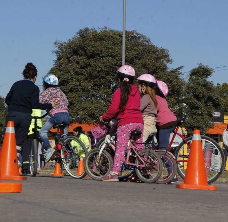 Educación vial para chicos en Moreno