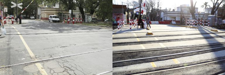 Habilitaron en San Martín un paso a nivel sobre las vías del Mitre