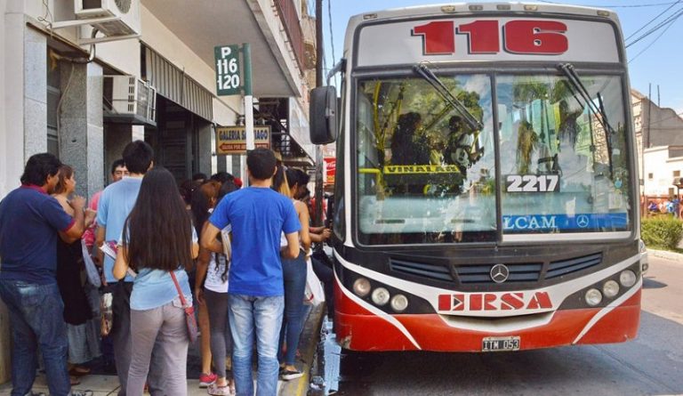 Paran seis líneas de colectivo en Santiago del Estero