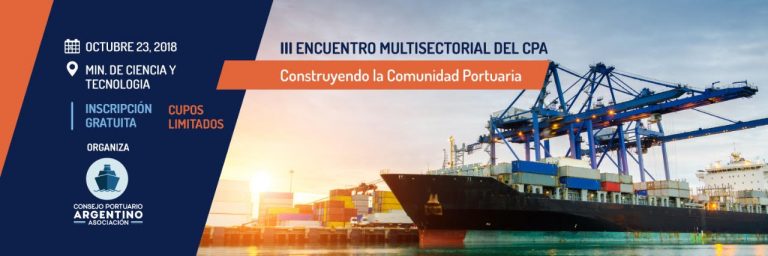 Se realizará el III Encuentro del Consejo Portuario Argentino