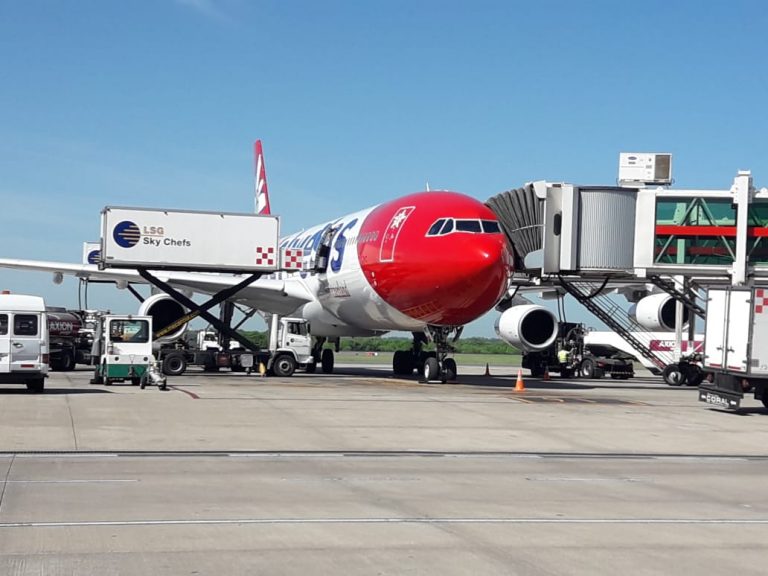 Llegó a Buenos Aires el primer vuelo de Edelweiss desde Zurich