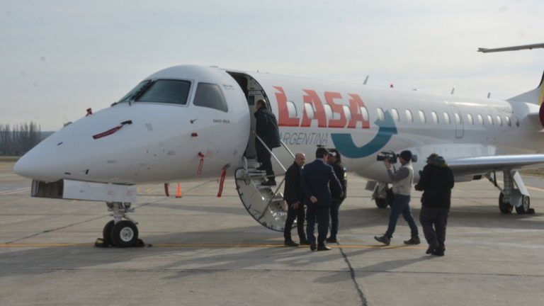 Lasa inició sus operaciones regulares desde Neuquén