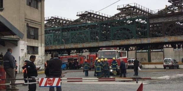 Constitución: Principio de incendio en un depósito ferroviario