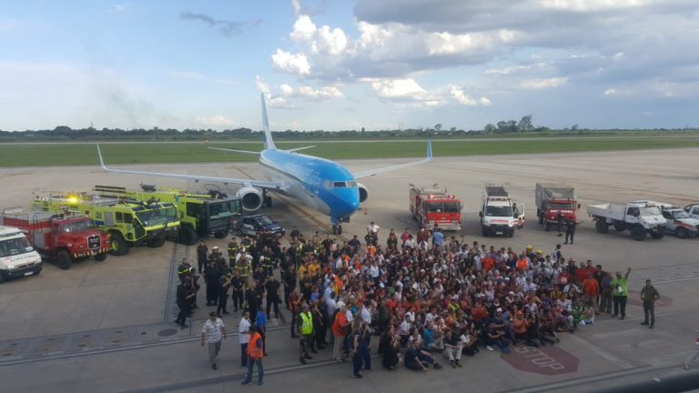 Realizaron un simulacro de emergencia en el aeropuerto tucumano