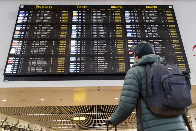 Una huelga general afecta vuelos y paraliza el transporte público en Bélgica