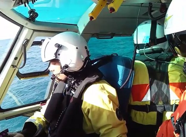 Chubut: Rescataron a un marinero con problemas cardíacos en alta mar