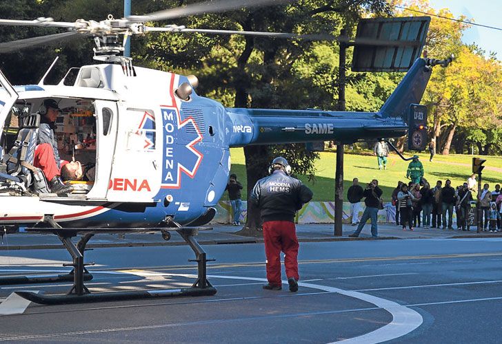 El SAME inauguró vuelos nocturnos con helicópteros de rescate