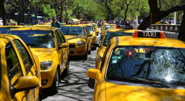 Paro de taxistas de la ciudad de Córdoba