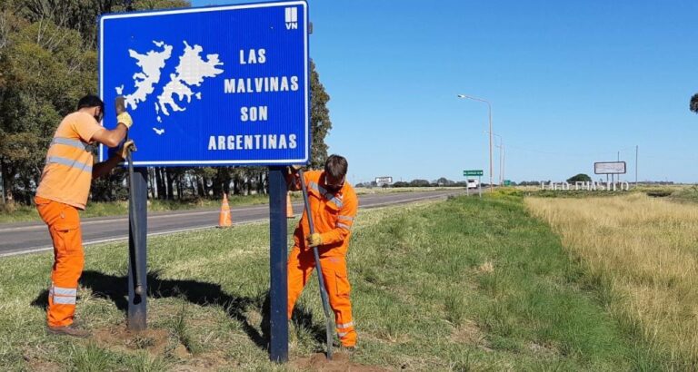 Vialidad Nacional conmemora a los héroes de Malvinas