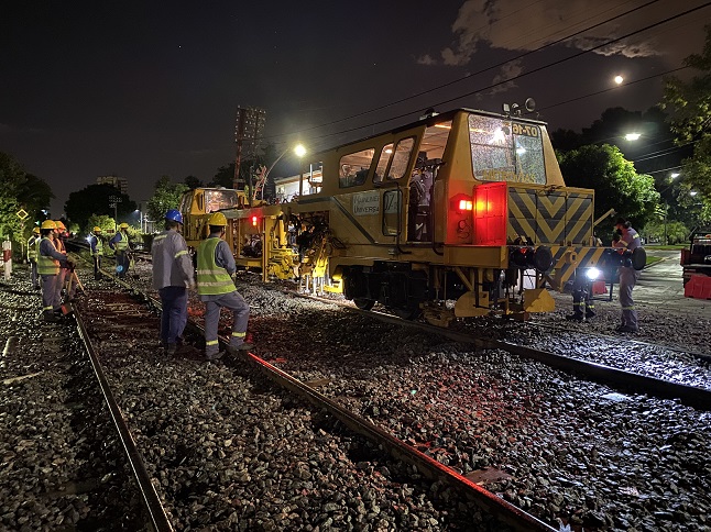 Metrovías renovó el Paso a Nivel Chivilcoy en Devoto