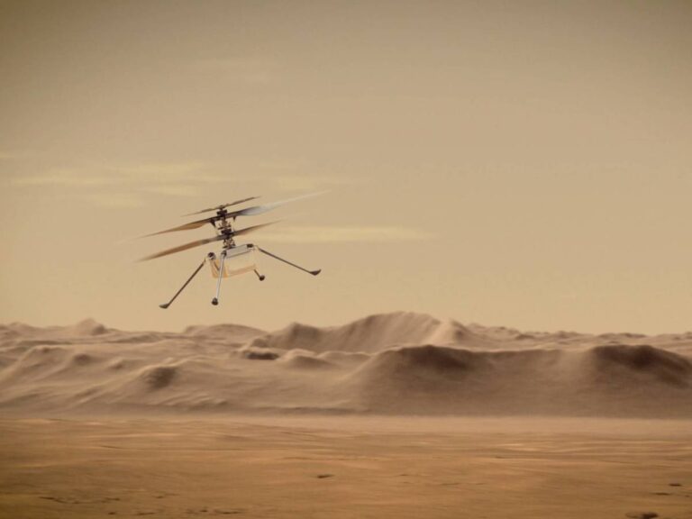 El helicóptero Ingenuity realizó su primer vuelo en Marte
