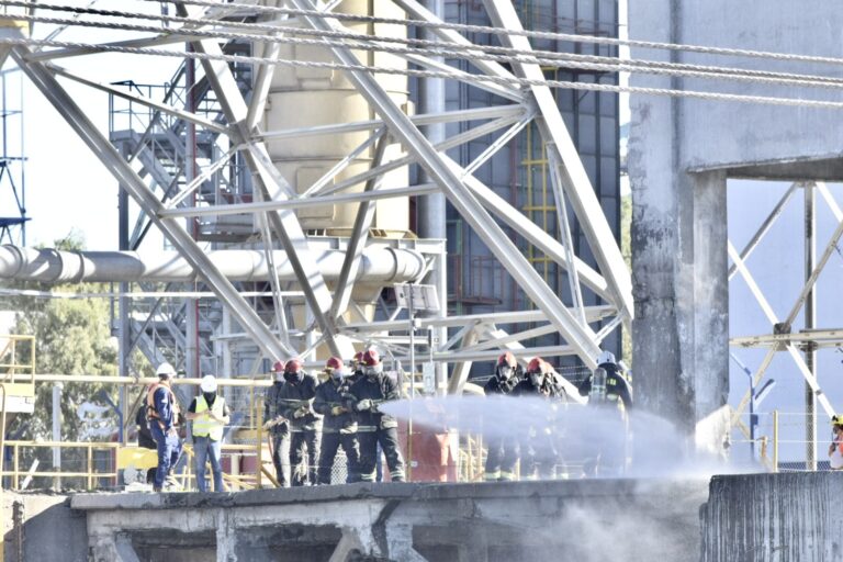 El Puerto de Bahía Blanca realizó un nuevo simulacro de emergencia