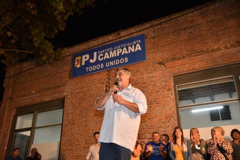Ortega trabaja para que el peronismo gane las próximas elecciones en Campana