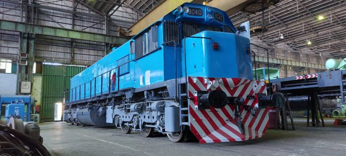 La Línea San Martín de trenes tiene nueva locomotora