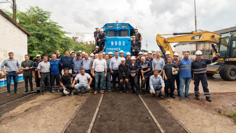 Trenes Argentinos Cargas incorporó una locomotora reparada por completo