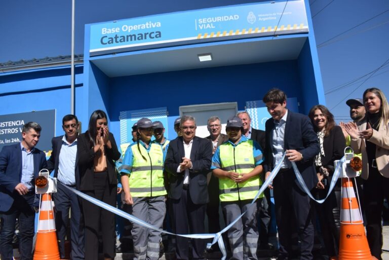 Se inauguró la primera base operativa de control y fiscalización en Catamarca para fortalecer la seguridad vial