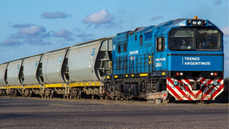 El transporte de cargas de Trenes Argentinos está en alza