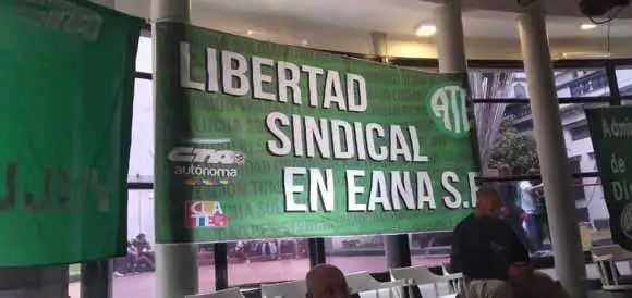 El Ministerio de Trabajo reconoció la representación sindical de ATE en EANA