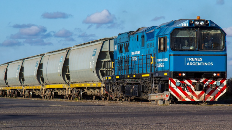 El transporte de cargas en trenes llegó a cifras récord