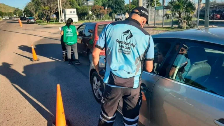 Comienzan los controles de alcoholemia en San Luis para adecuarse a la Ley de Alcohol Cero