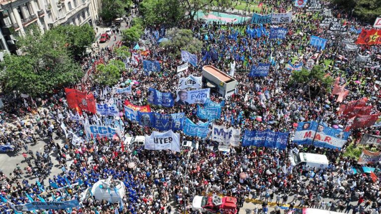 La ITF apoyó el paro general en Argentina contra las reformas laborales