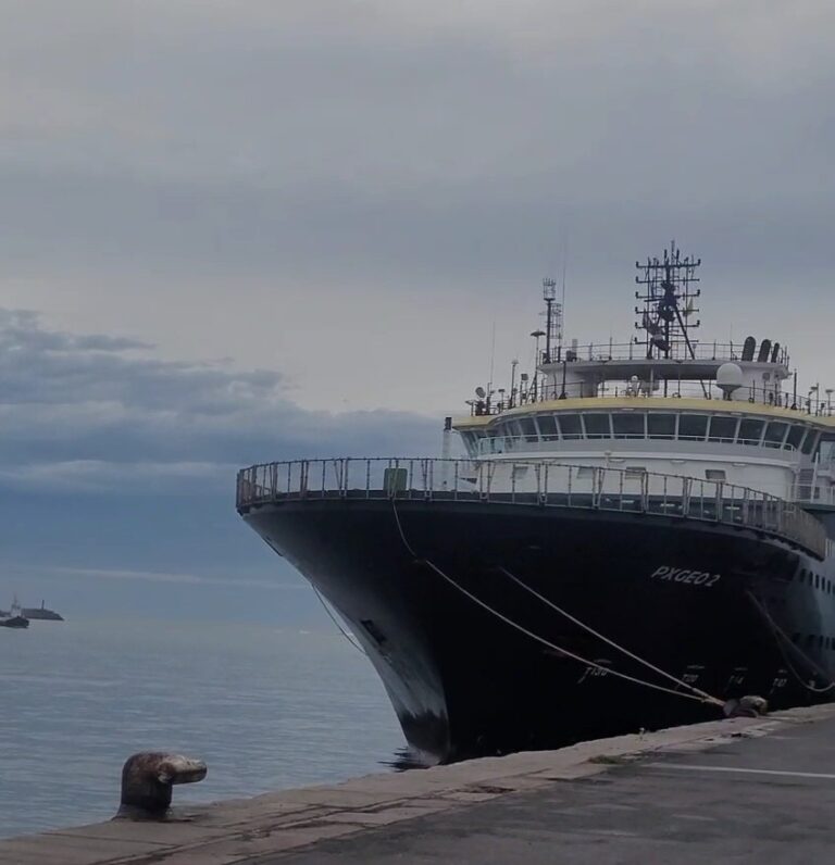 Arribó a Mar del Plata un buque para explorar en búsqueda de hidrocarburos