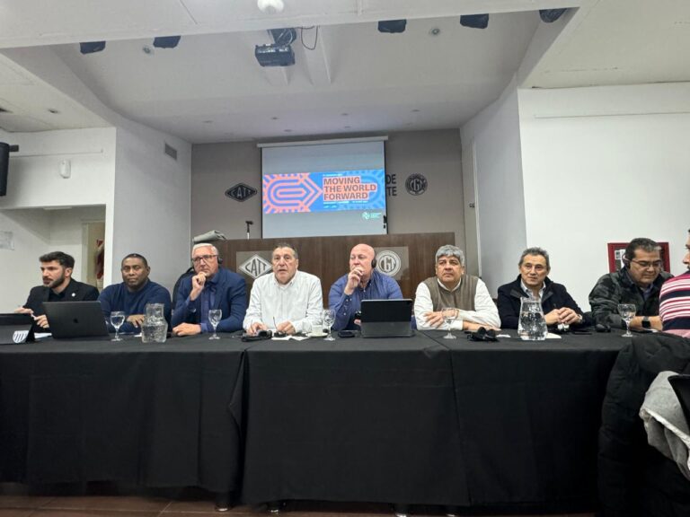 Cotton visitó Argentina de cara al Congreso Mundial de Transporte de la ITF en Marruecos