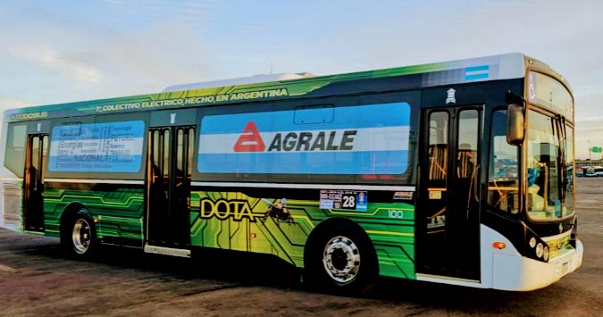 Agrale Argentina lanza el primer colectivo eléctrico fabricado en el país, en la Línea 28