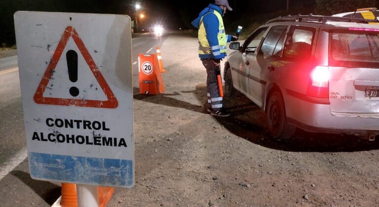 193 casos de alcoholemia positiva en controles de la ANSV por año nuevo