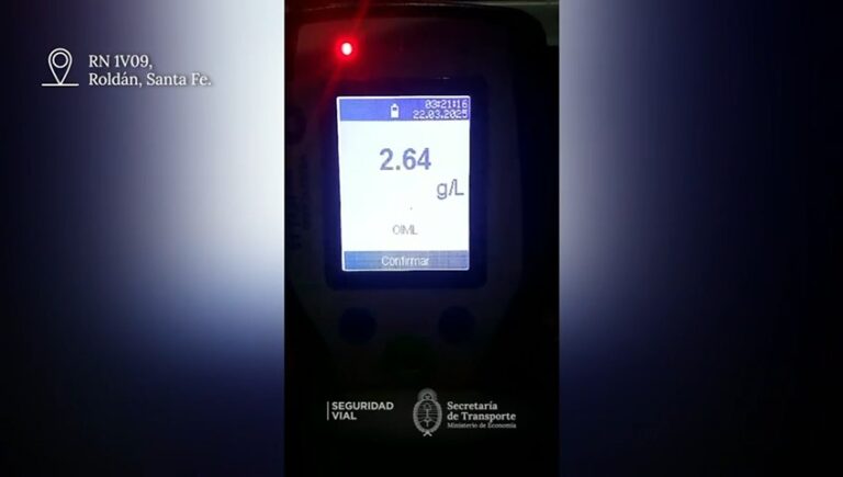 Dos casos extremos de alcoholemia en Santa Fe y Salta durante el fin de semana largo