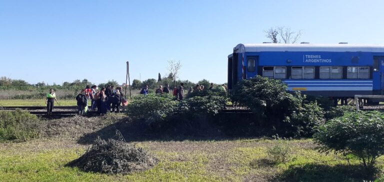 Descarriló un tren de larga distancia en Mercedes