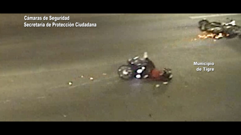 Troncos del Talar: Impactante choque entre dos motos