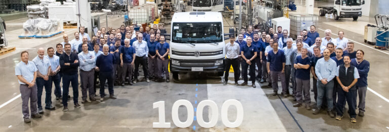 Volkswagen alcanzó la producción de 1000 camiones y buses en Córdoba